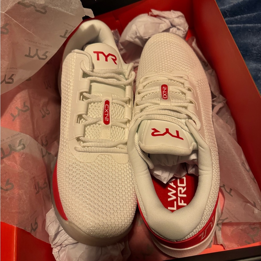 TYR CXT-2 Trainers - men’s 12 red/white